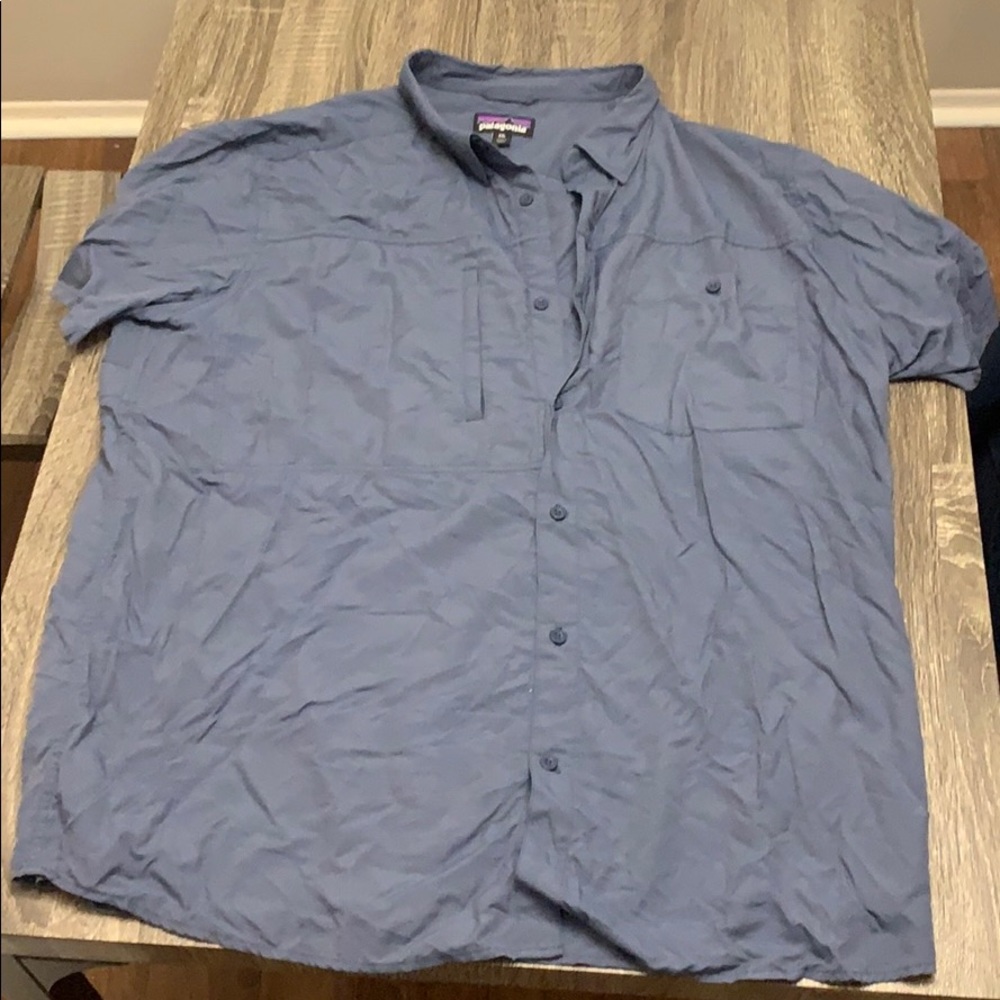 Patagonia Mens Sol Patrol Short Sleeve button down